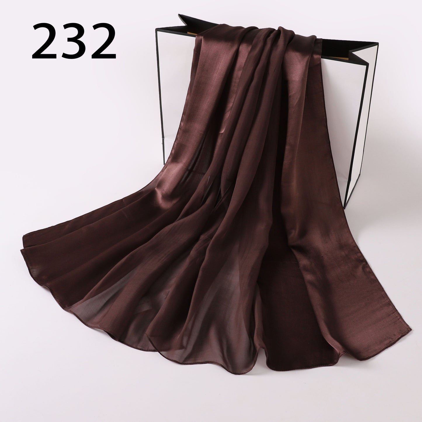 Silk-Satin Fusion Scarf