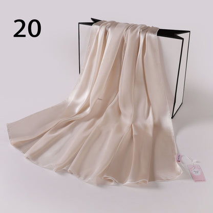 Silk-Satin Fusion Scarf