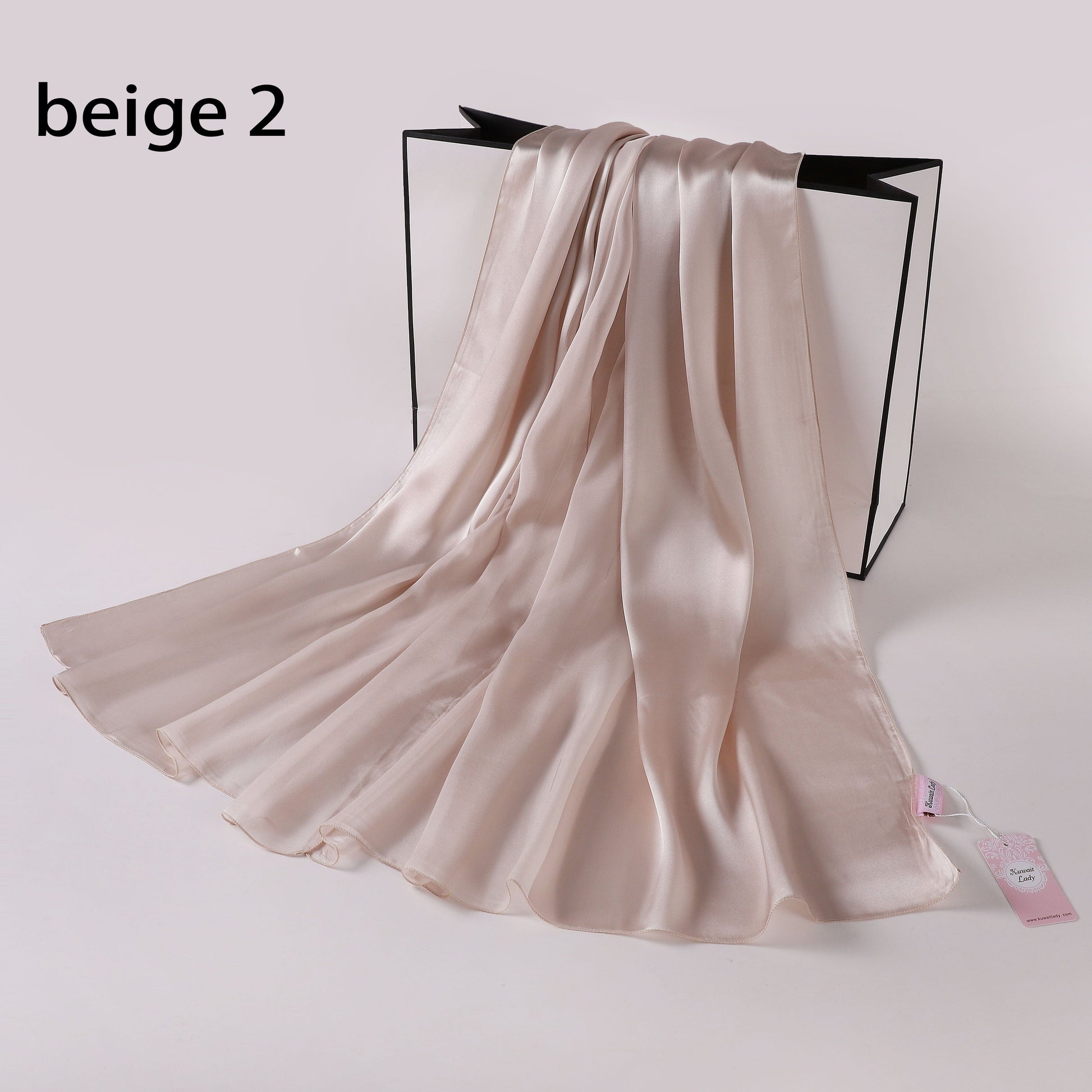 Silk-Satin Fusion Scarf