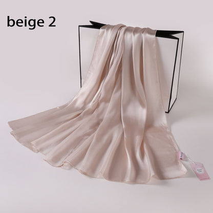 Silk-Satin Fusion Scarf