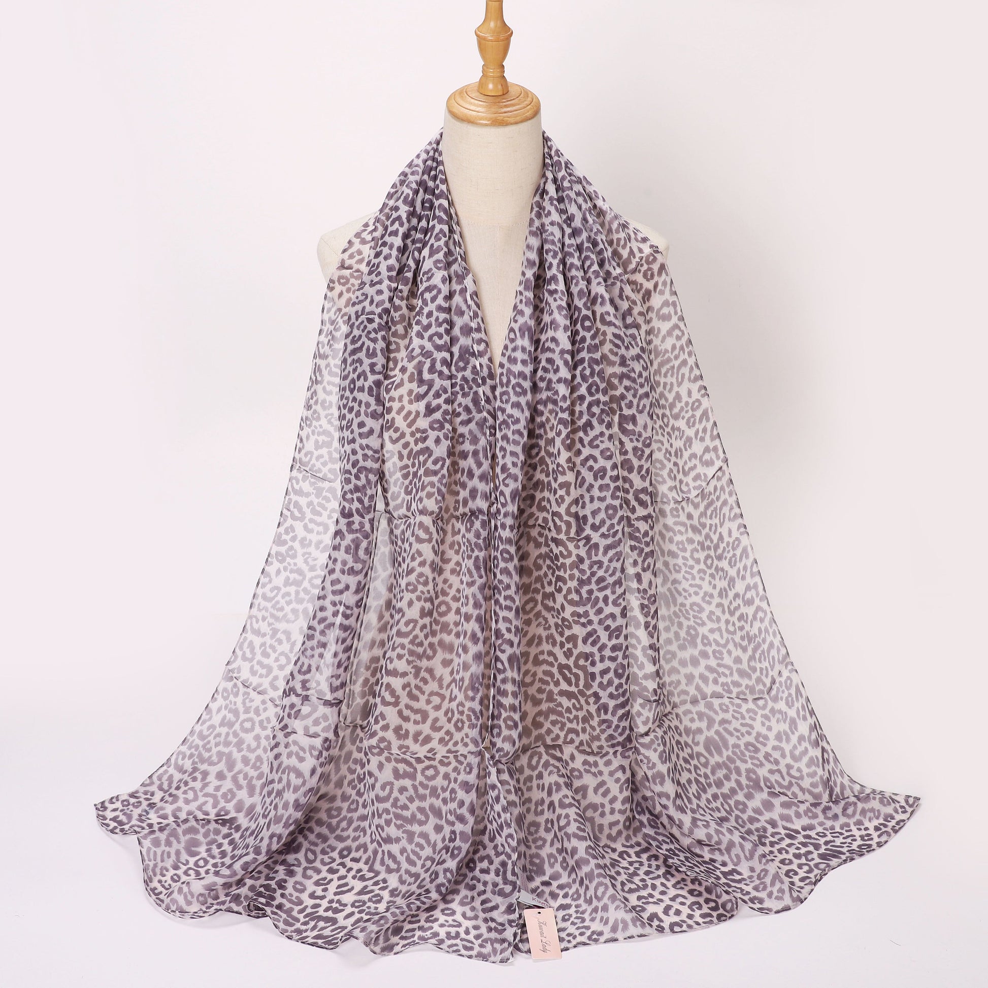 Silk Tiger Print Scarf