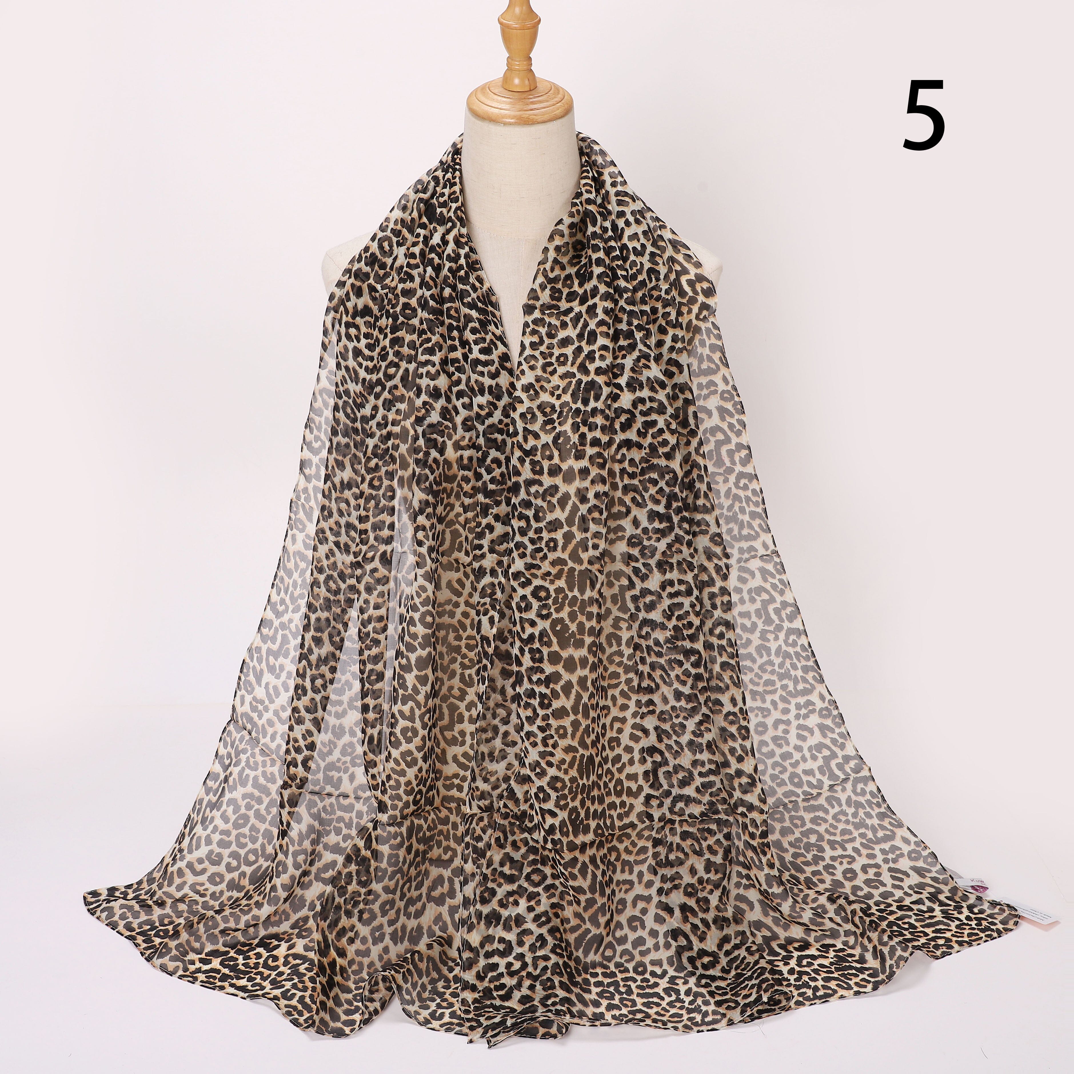 Silk Tiger Print Scarf