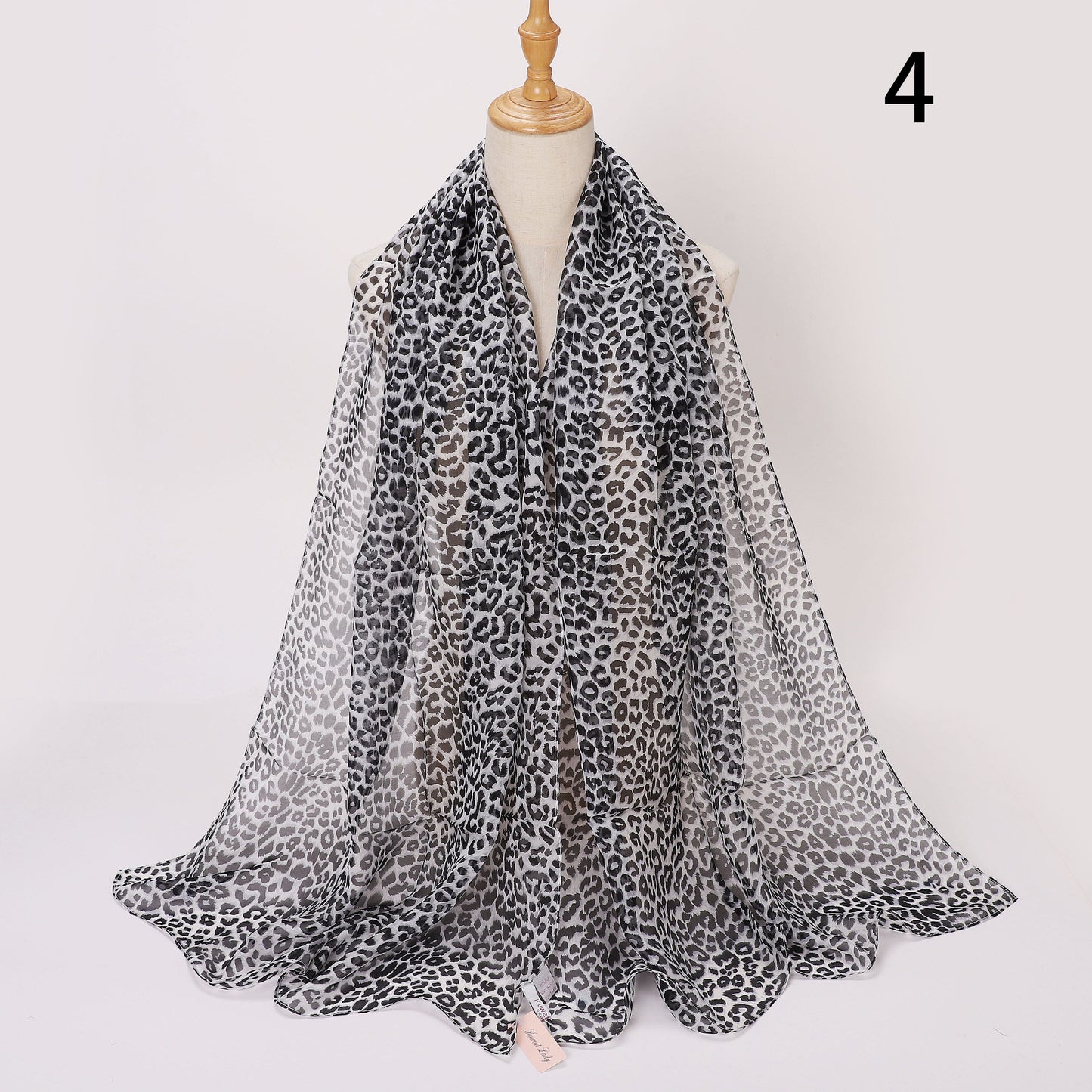 Silk Tiger Print Scarf