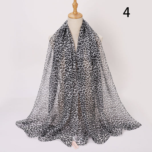 Silk Tiger Print Scarf