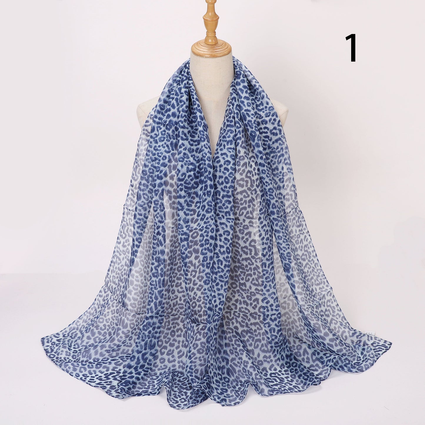 Silk Tiger Print Scarf