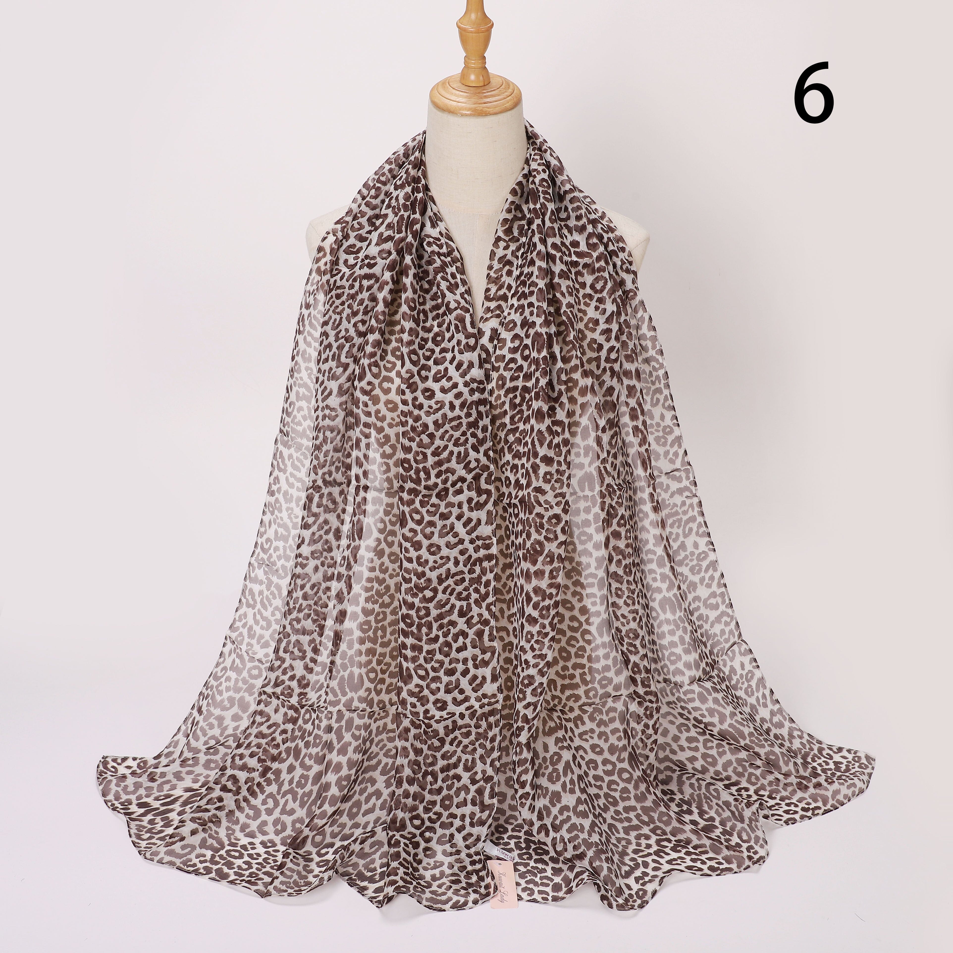 Silk Tiger Print Scarf