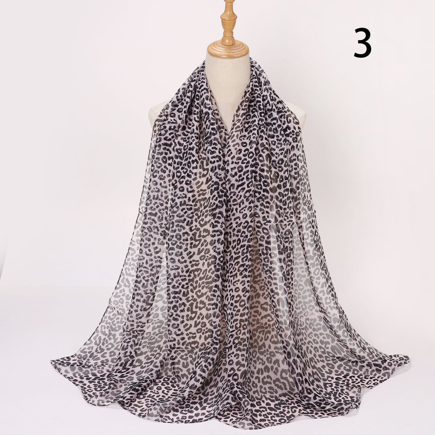 Silk Tiger Print Scarf