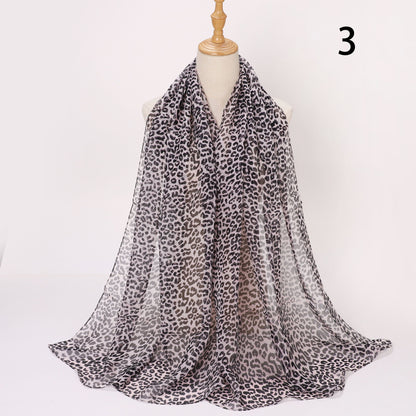 Silk Tiger Print Scarf