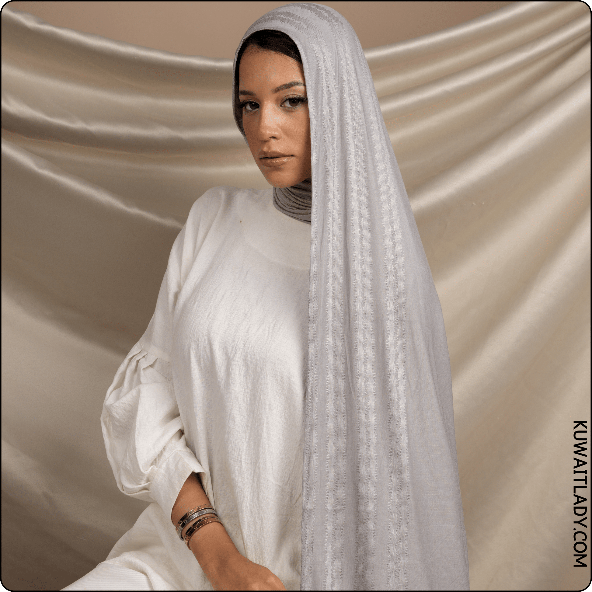 Snake Print Cotton Scarf