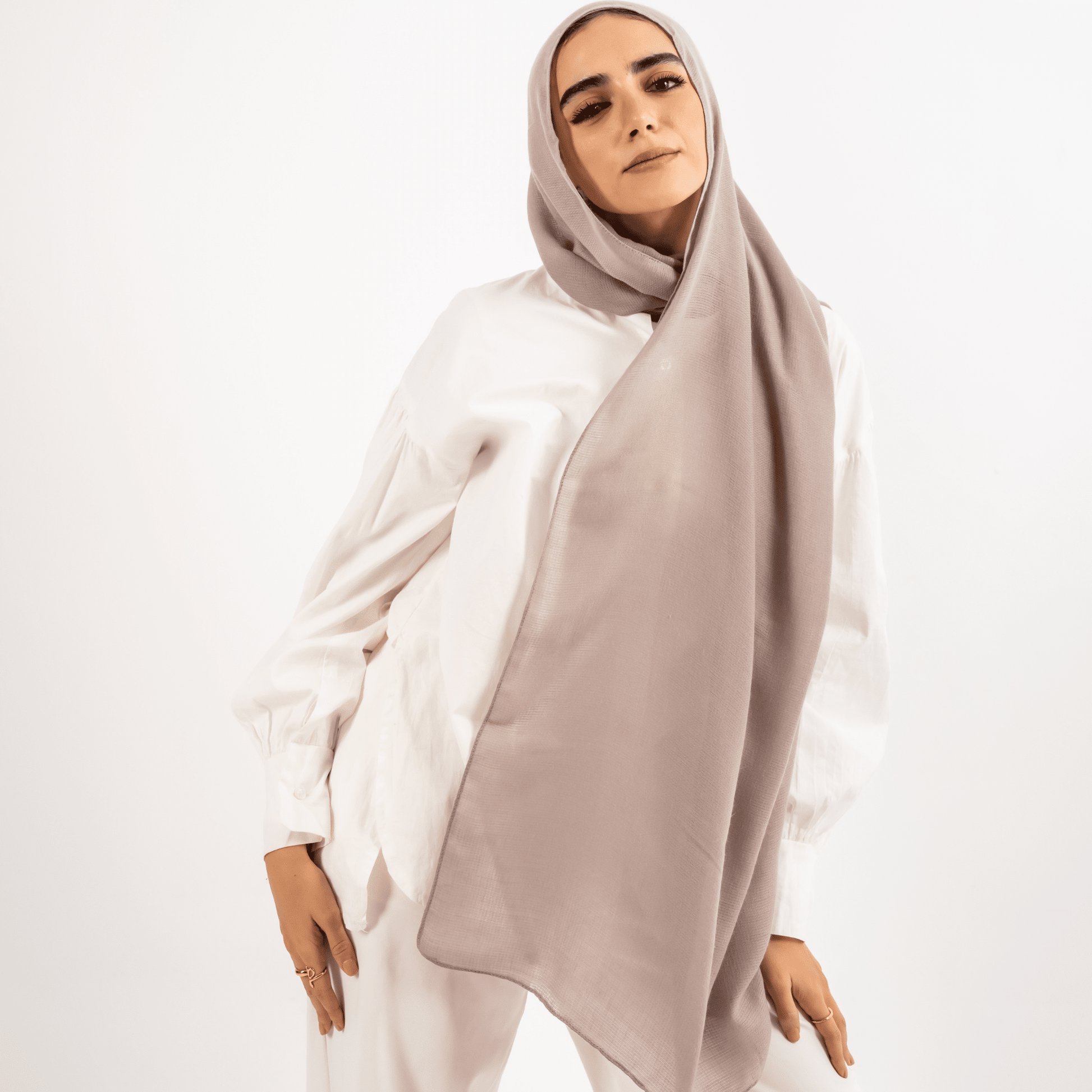 Softly Textured Viscose Scarf