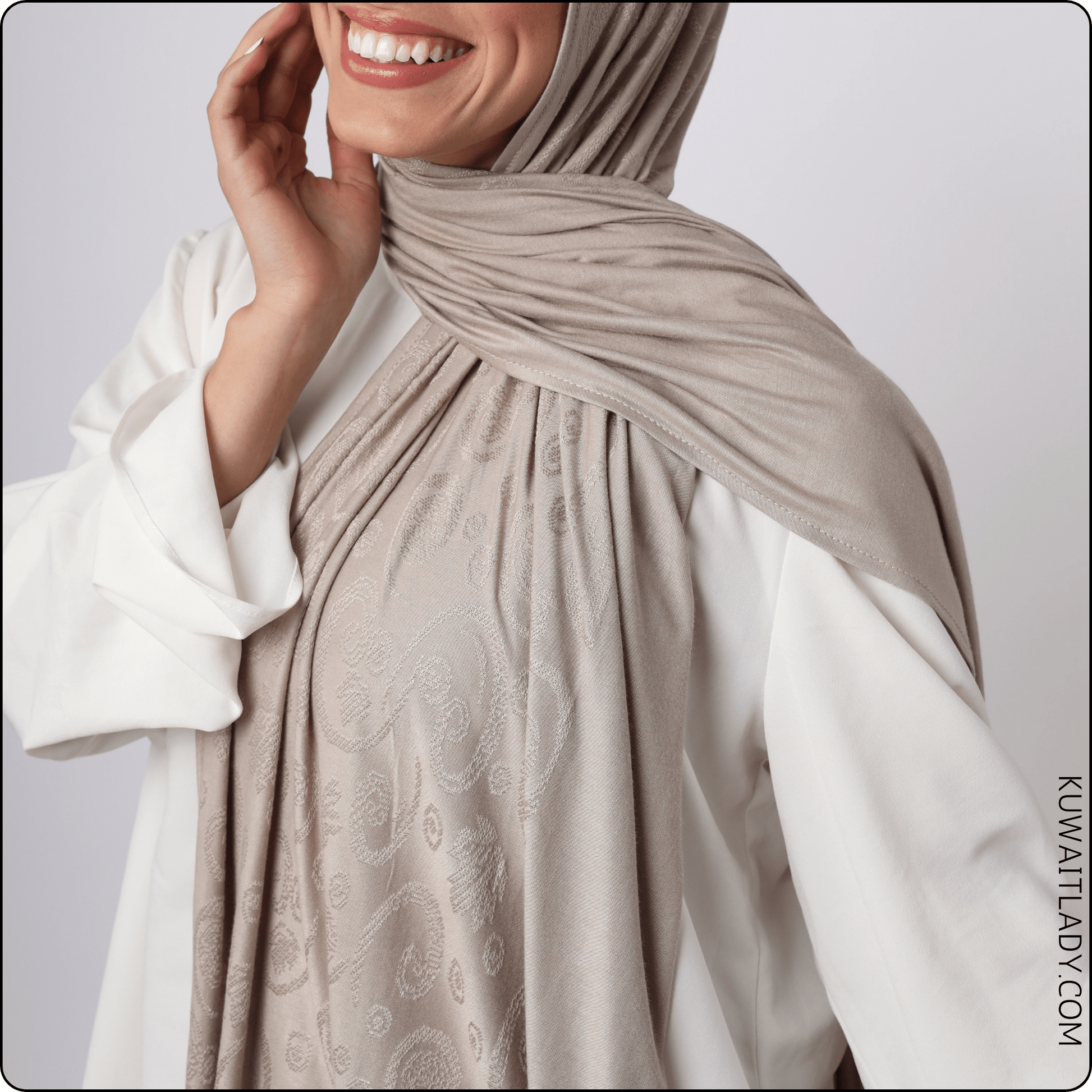 Spring Symphony Jacquard Cotton Scarf