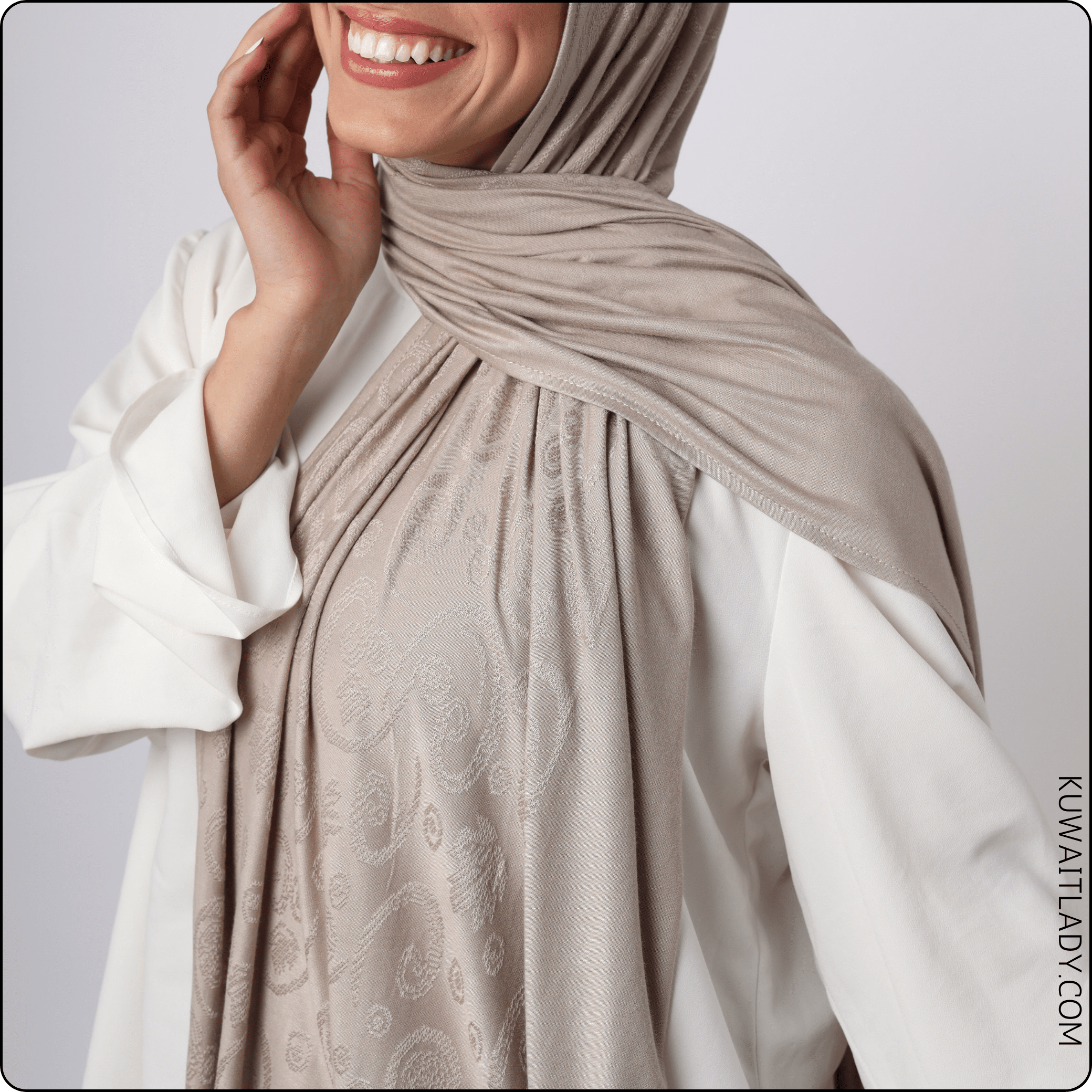 Spring Symphony Jacquard Cotton Scarf