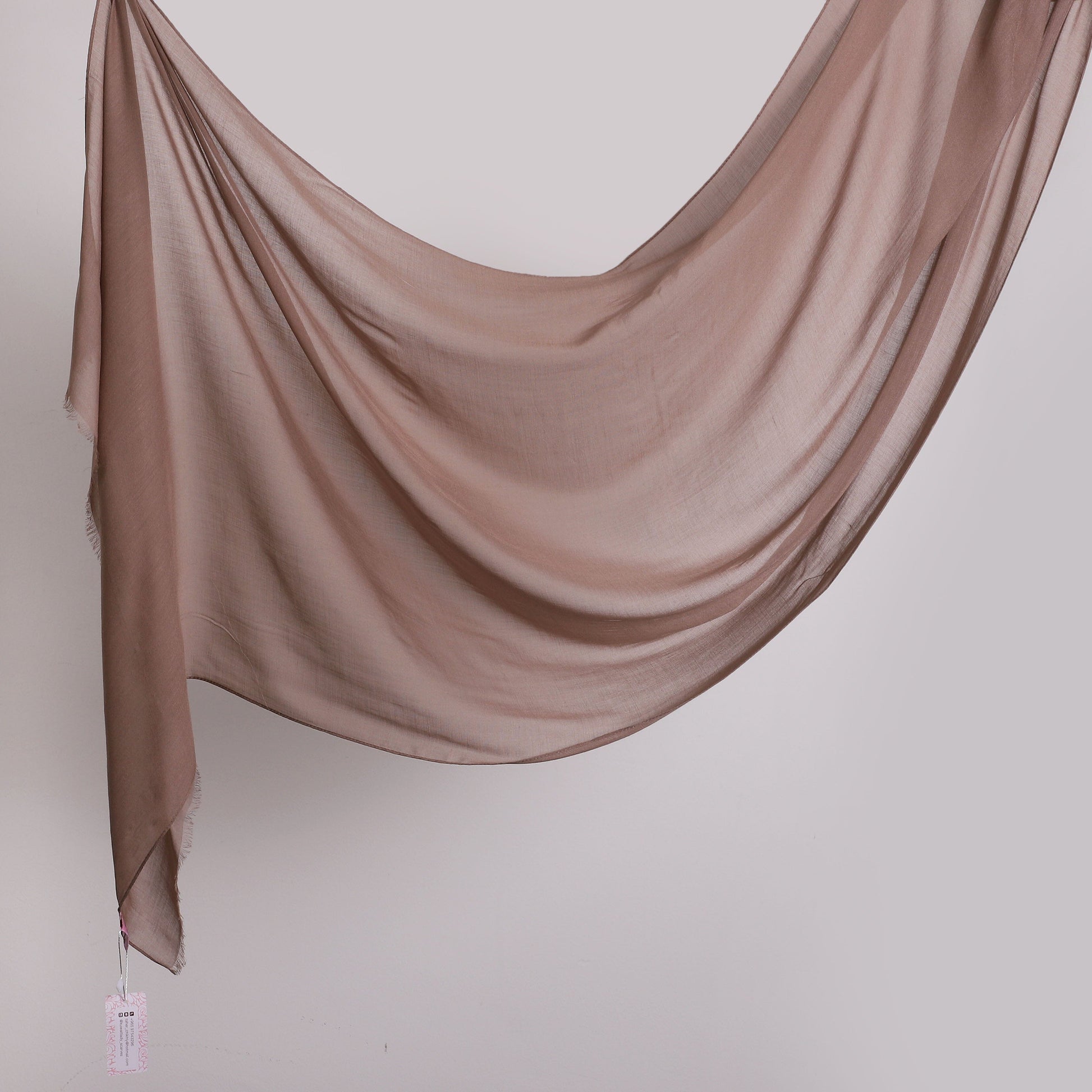 Threaded Linen Plain Khafeef Scarf