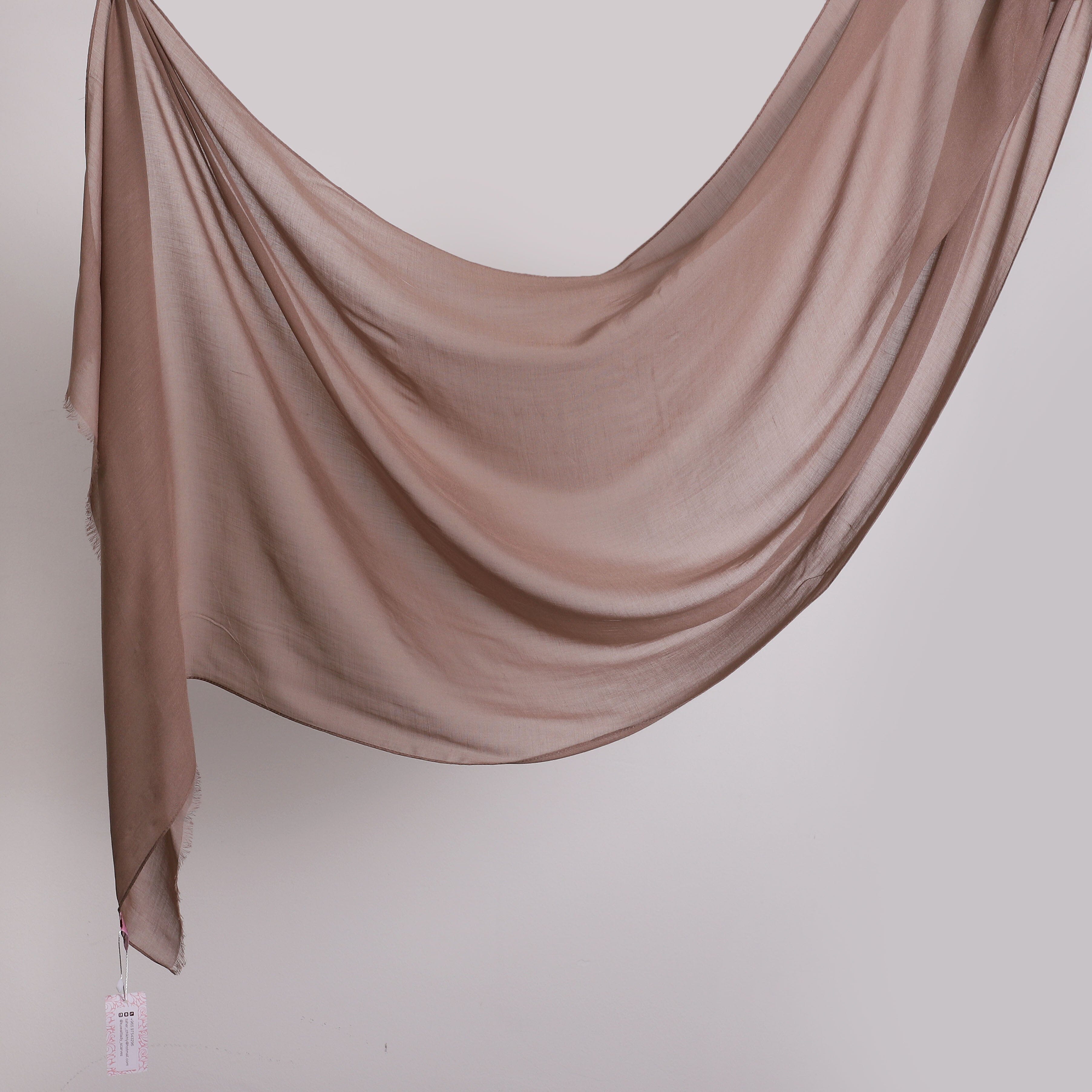 Threaded Linen Plain Khafeef Scarf