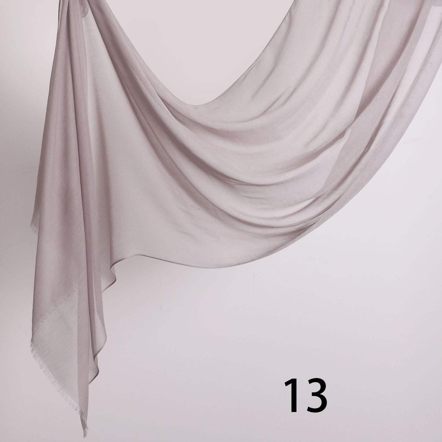 Threaded Linen Plain Khafeef Scarf