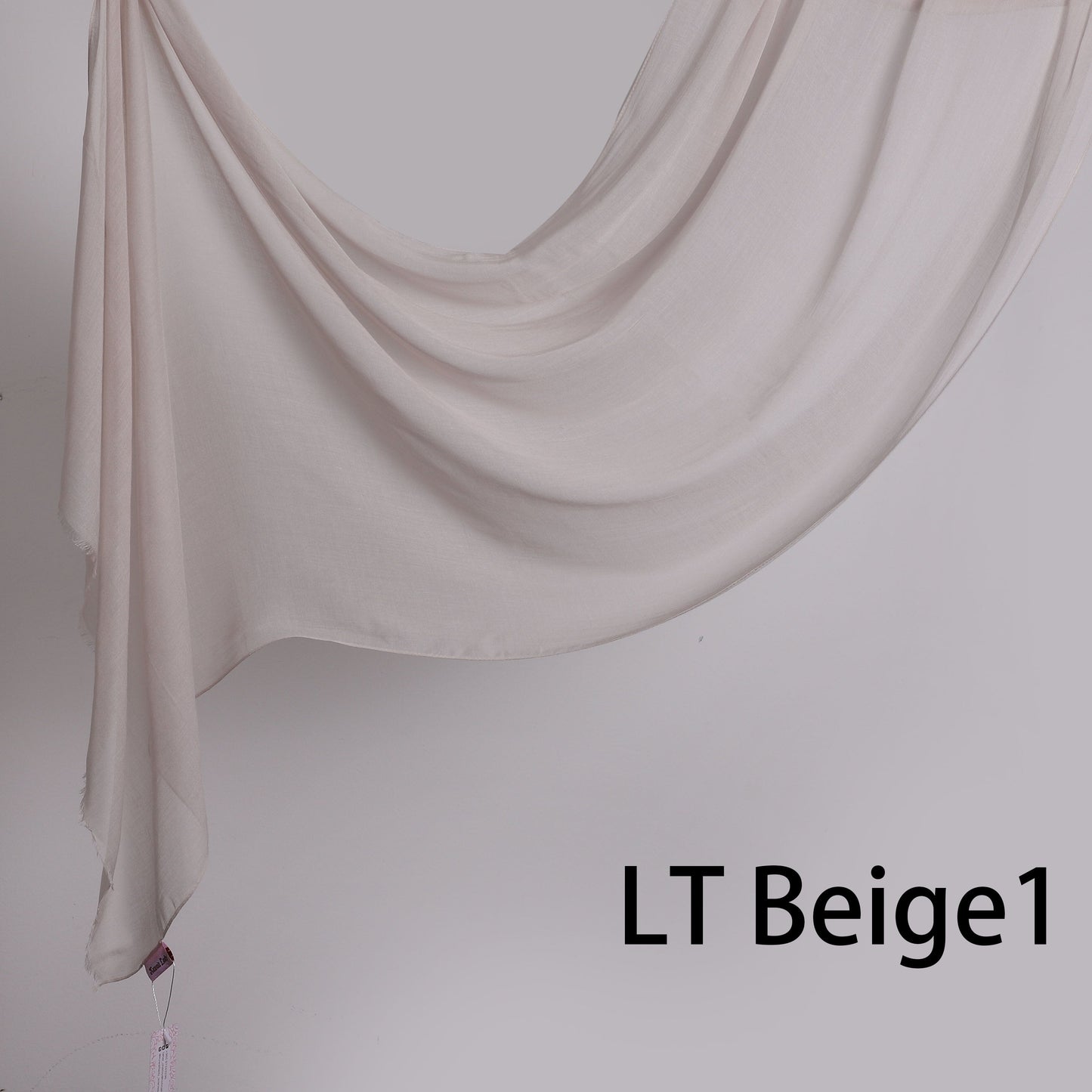 Threaded Linen Plain Khafeef Scarf