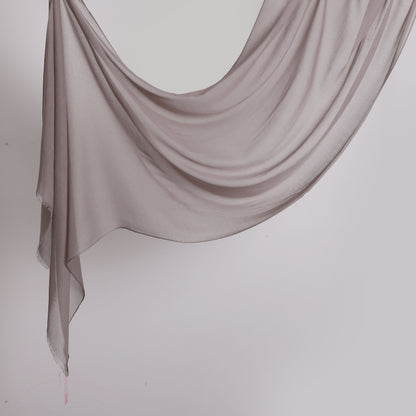 Threaded Linen Plain Khafeef Scarf