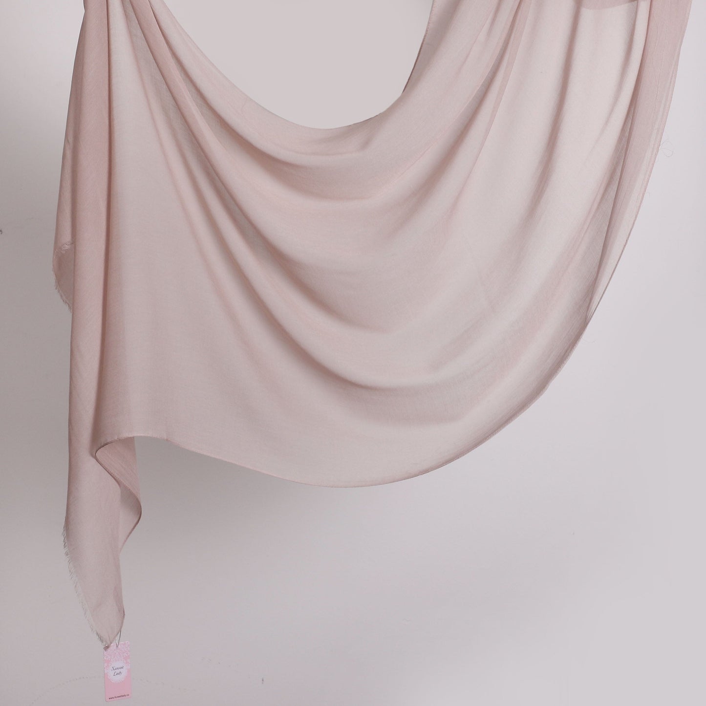 Threaded Linen Plain Khafeef Scarf