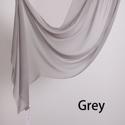 Threaded Linen Plain Khafeef Scarf