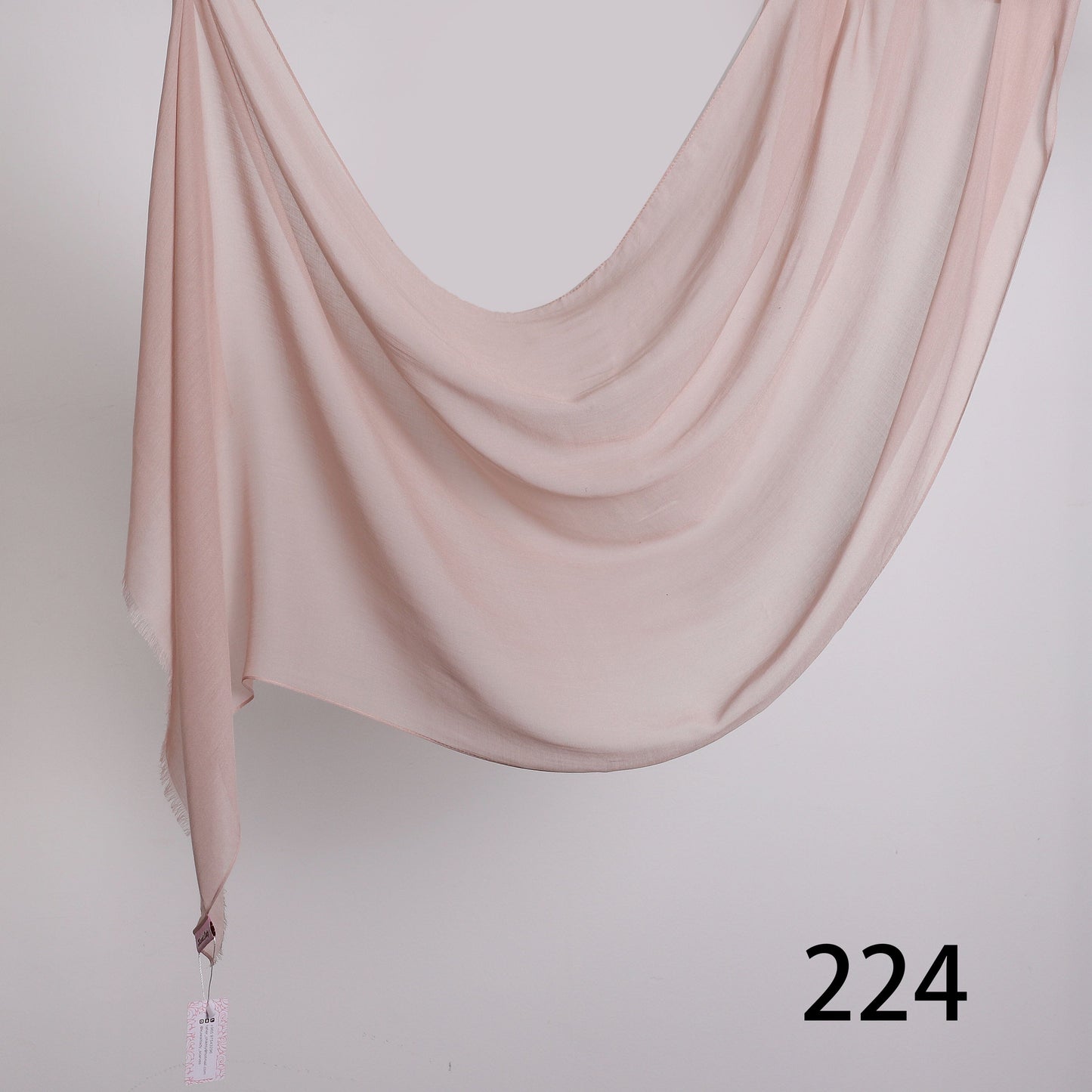 Threaded Linen Plain Khafeef Scarf