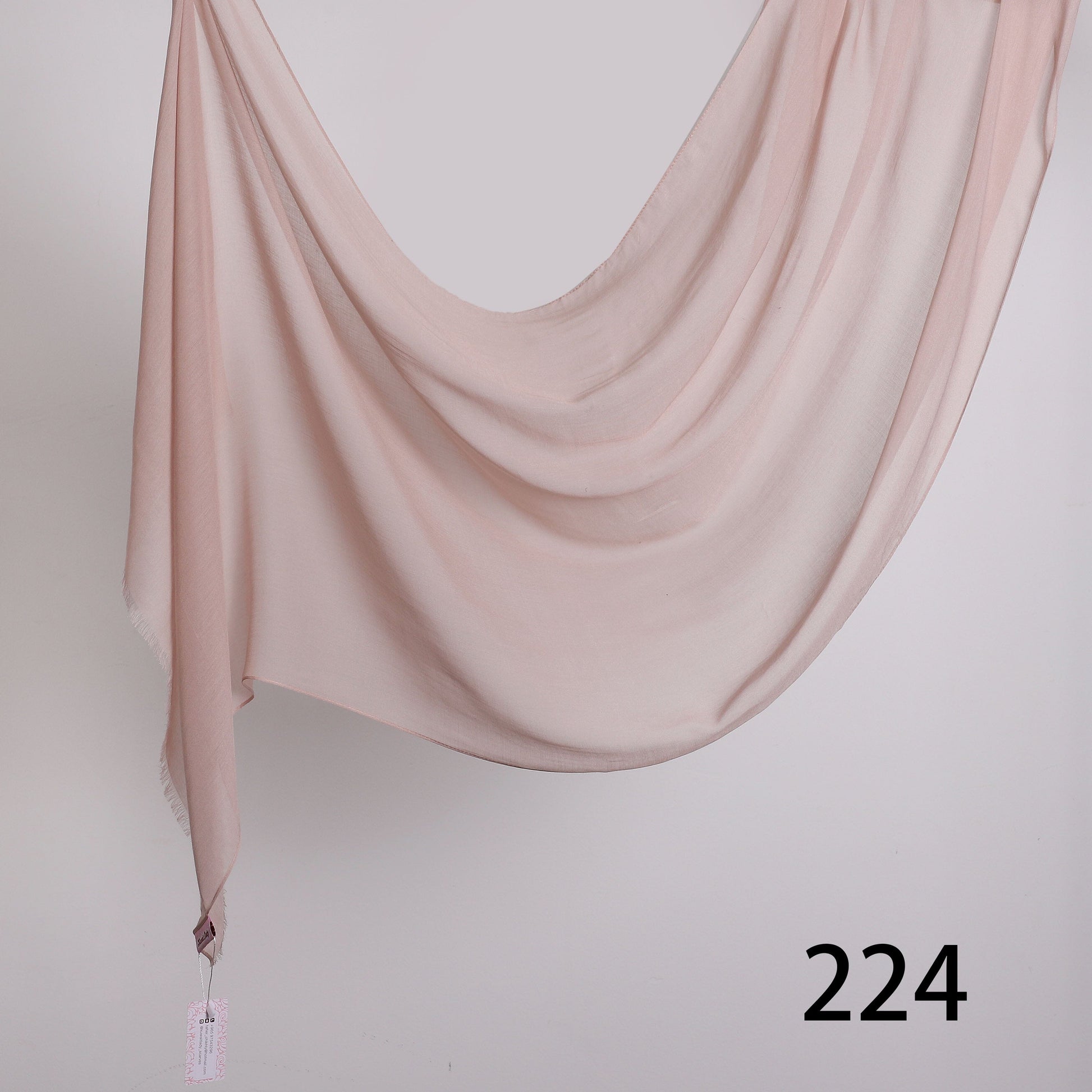 Threaded Linen Plain Khafeef Scarf