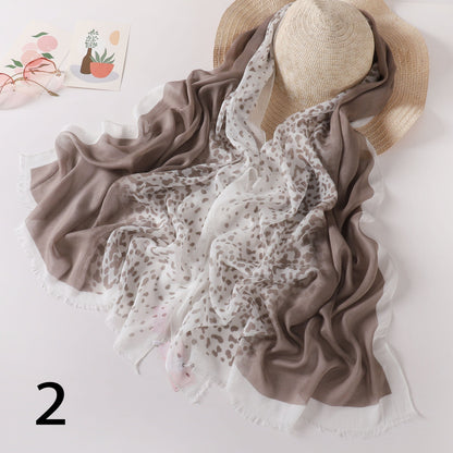 Tiger Fade Linen Scarf