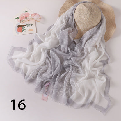 Tiger Fade Linen Scarf