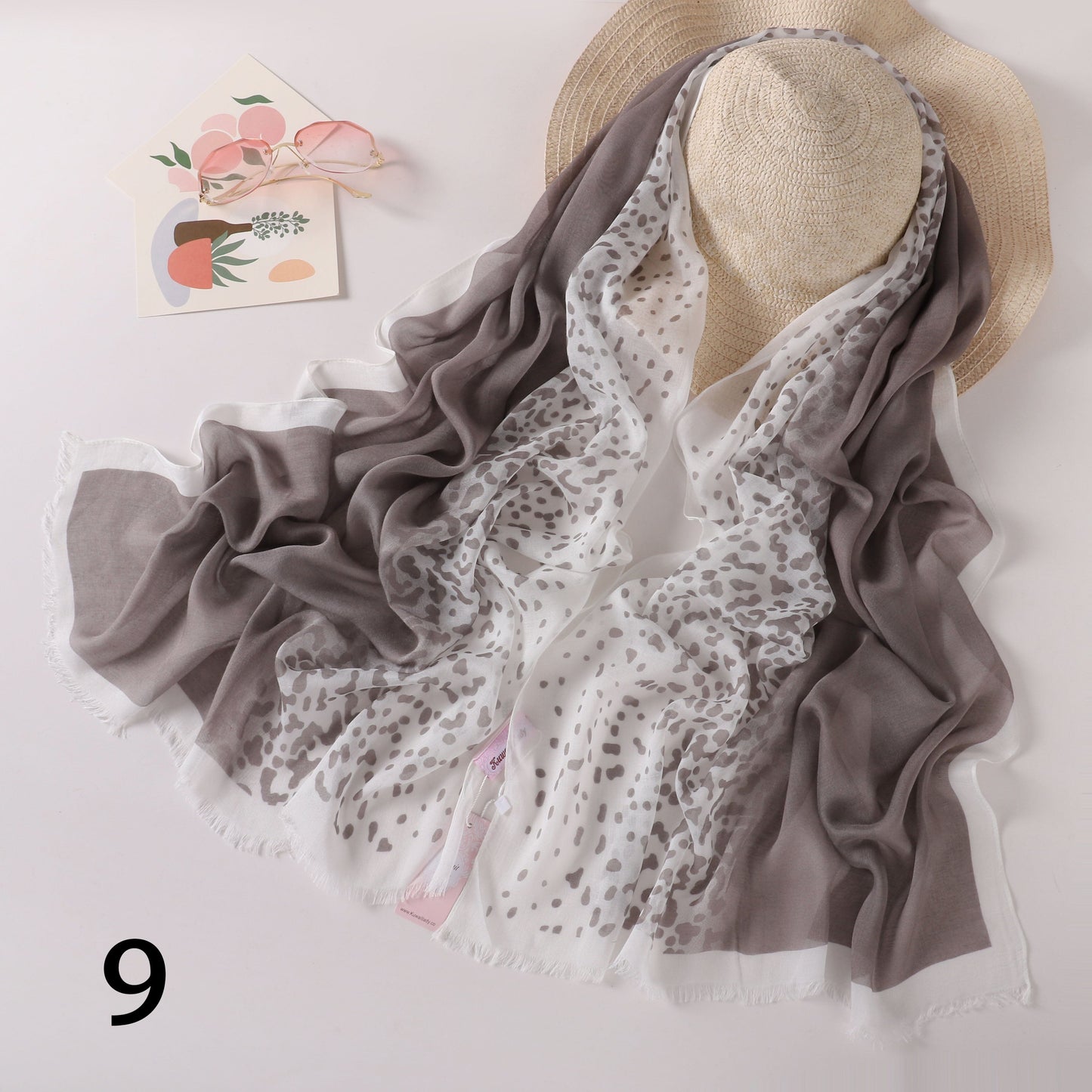 Tiger Fade Linen Scarf