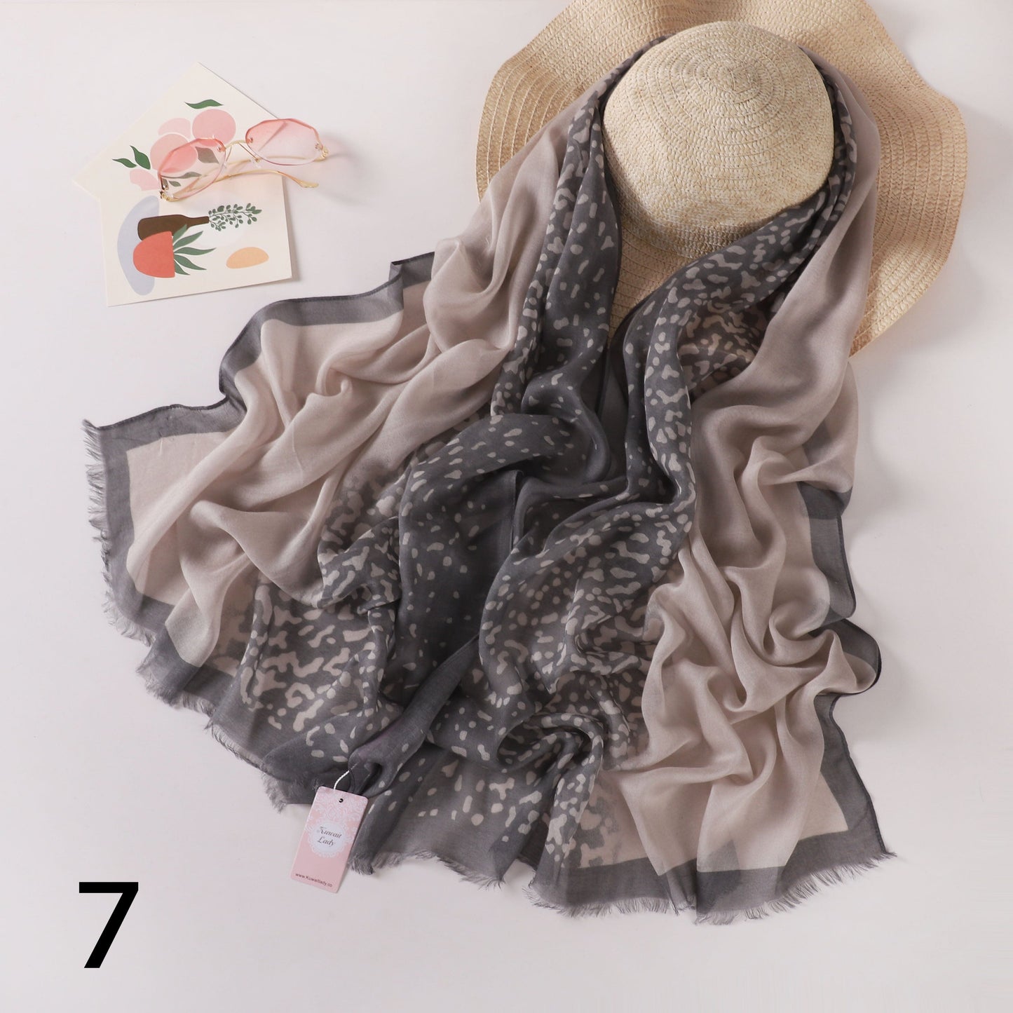 Tiger Fade Linen Scarf