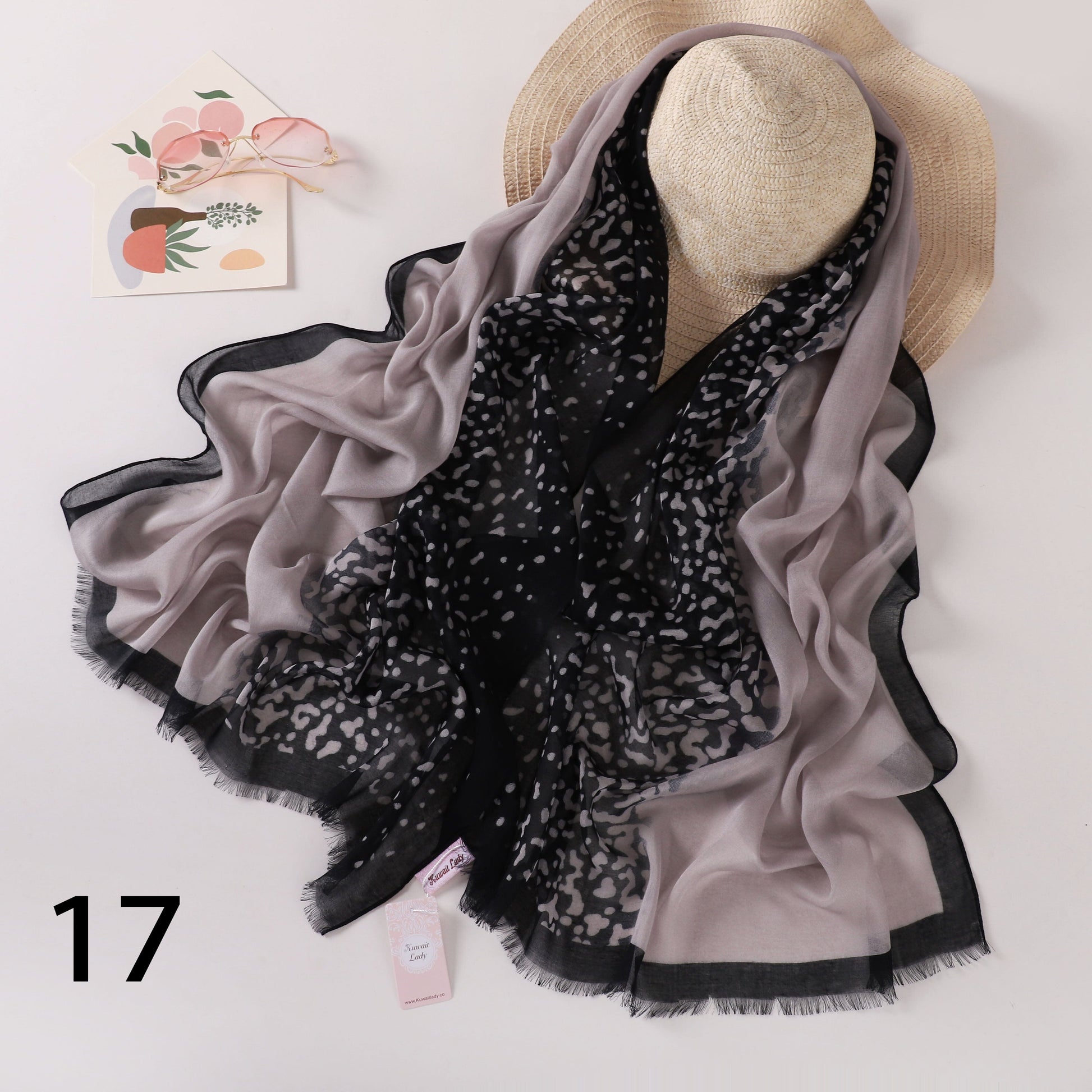 Tiger Fade Linen Scarf