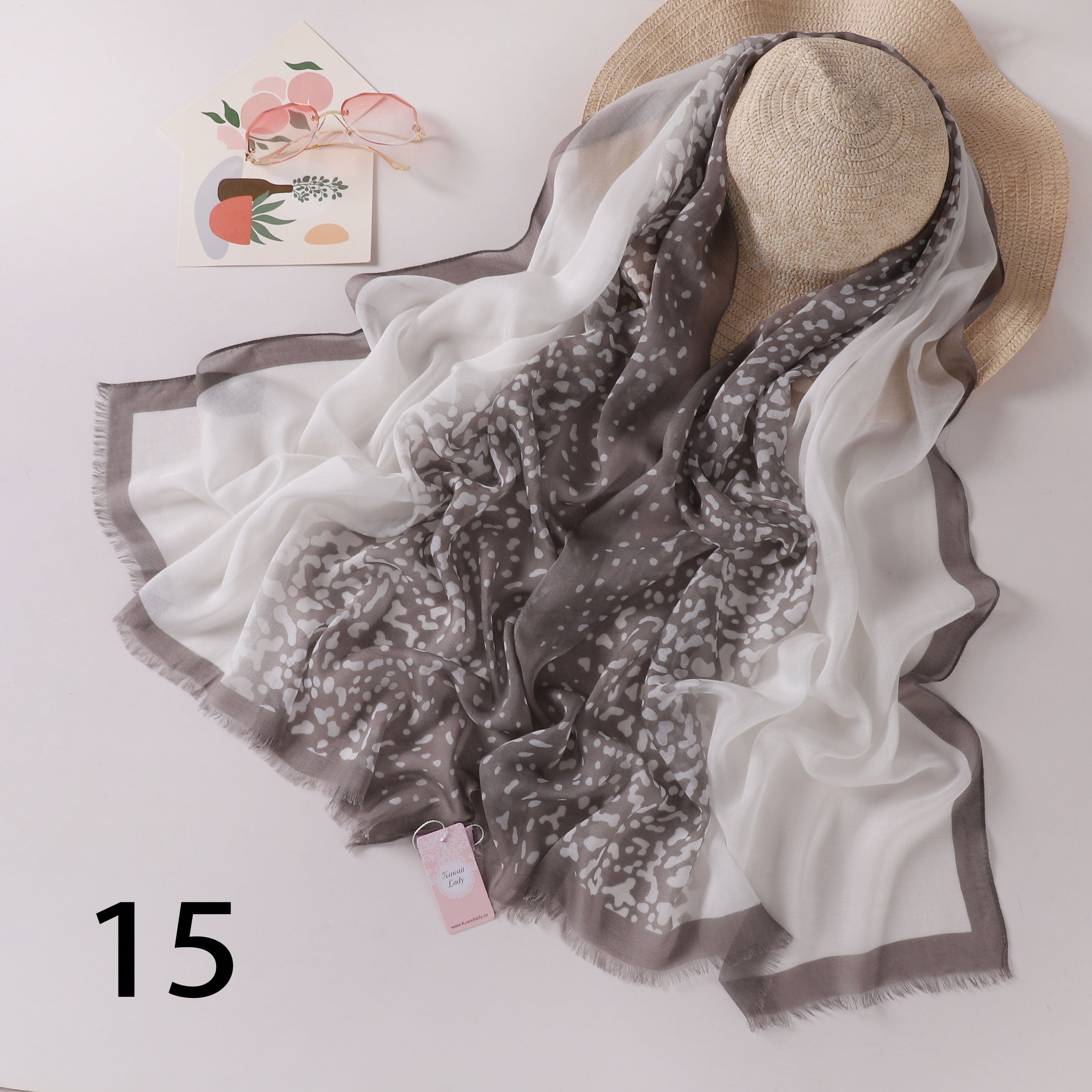 Tiger Fade Linen Scarf