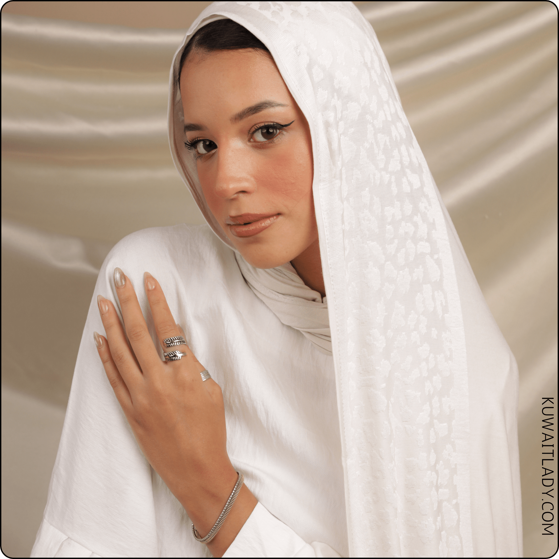 Tiger Tracks Stretch Cotton Scarf