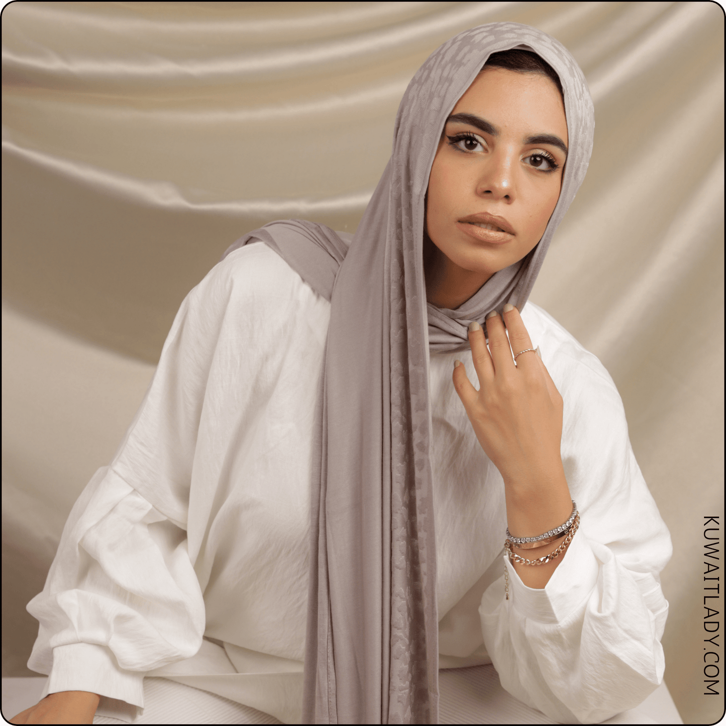 Tiger Tracks Stretch Cotton Scarf