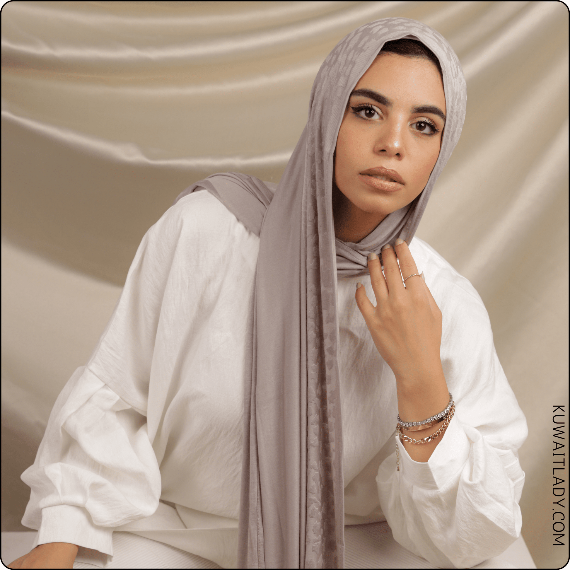 Tiger Tracks Stretch Cotton Scarf