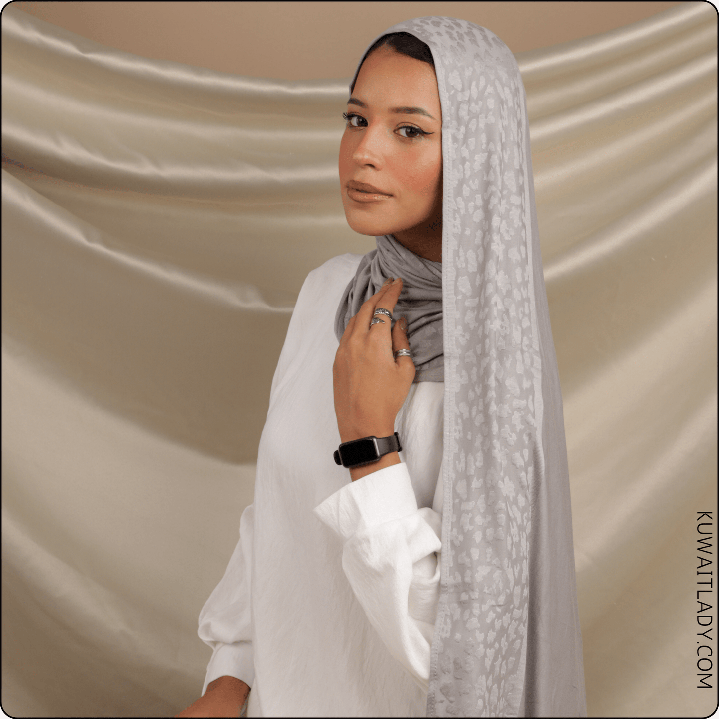 Tiger Tracks Stretch Cotton Scarf