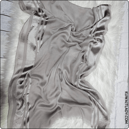 Trio Stripe Linen Scarf