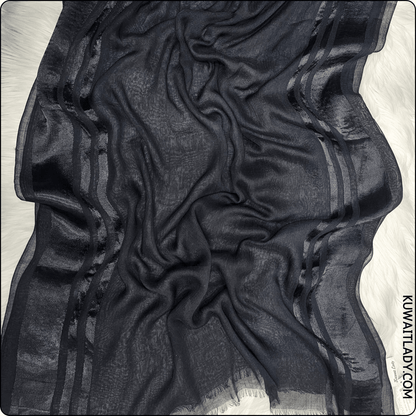 Trio Stripe Linen Scarf