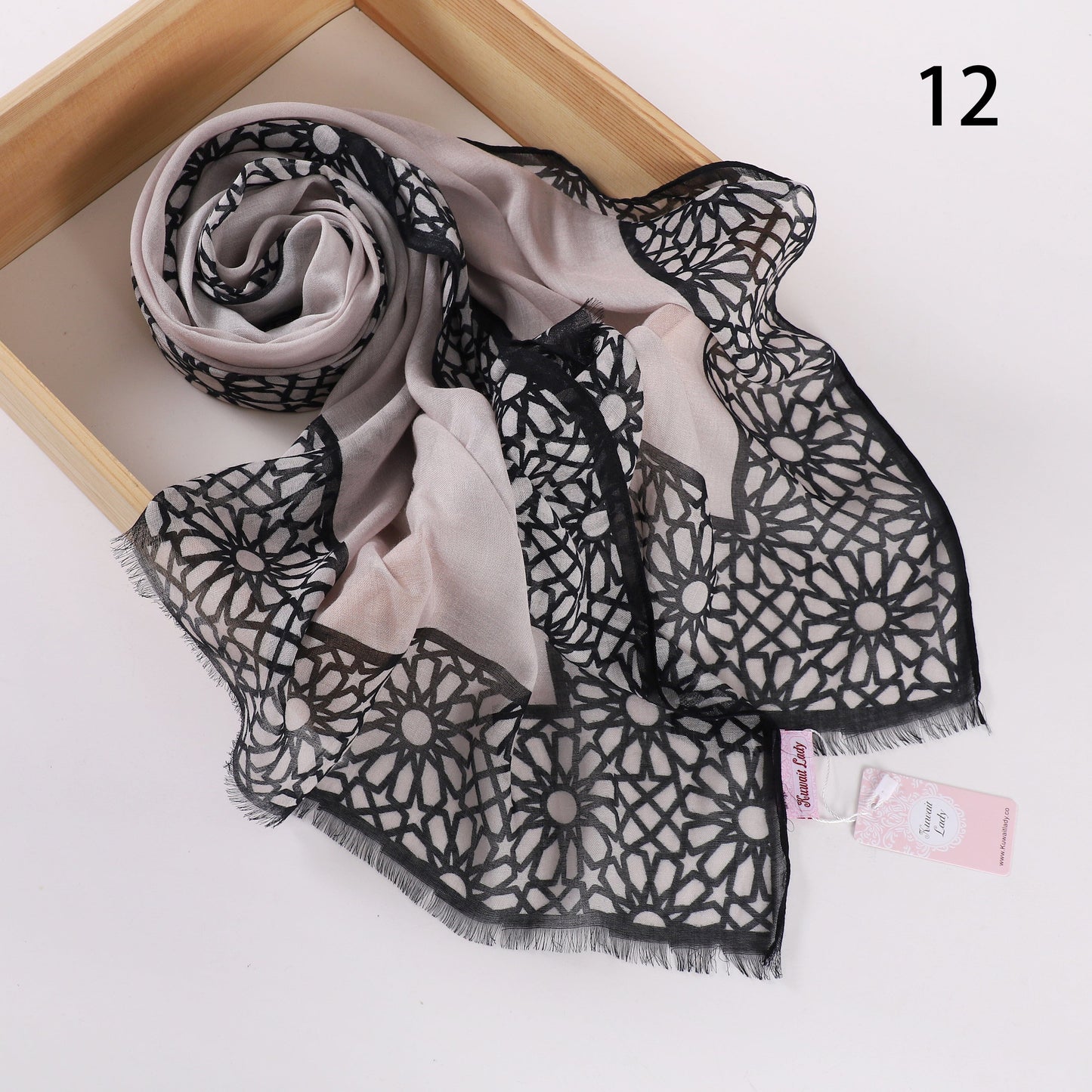 Urban Bloom Linen Scarf