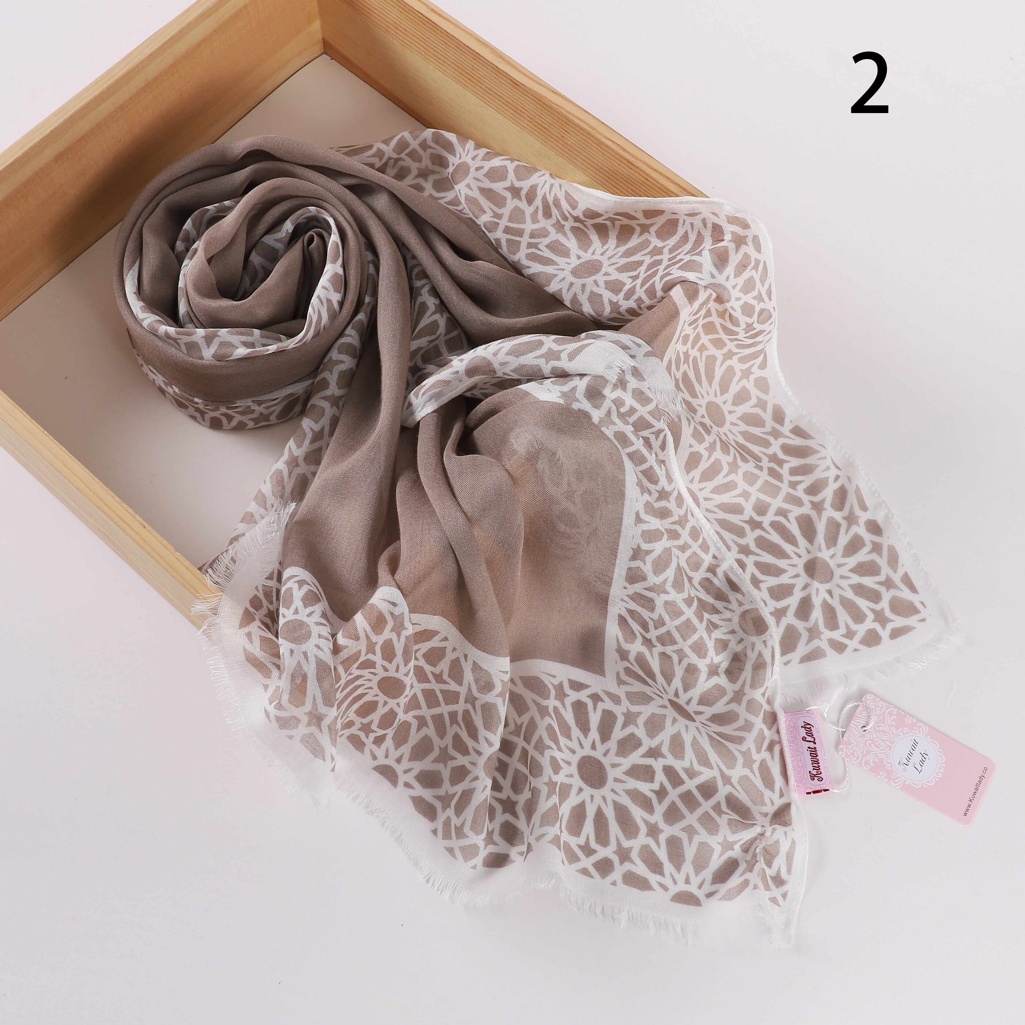 Urban Bloom Linen Scarf