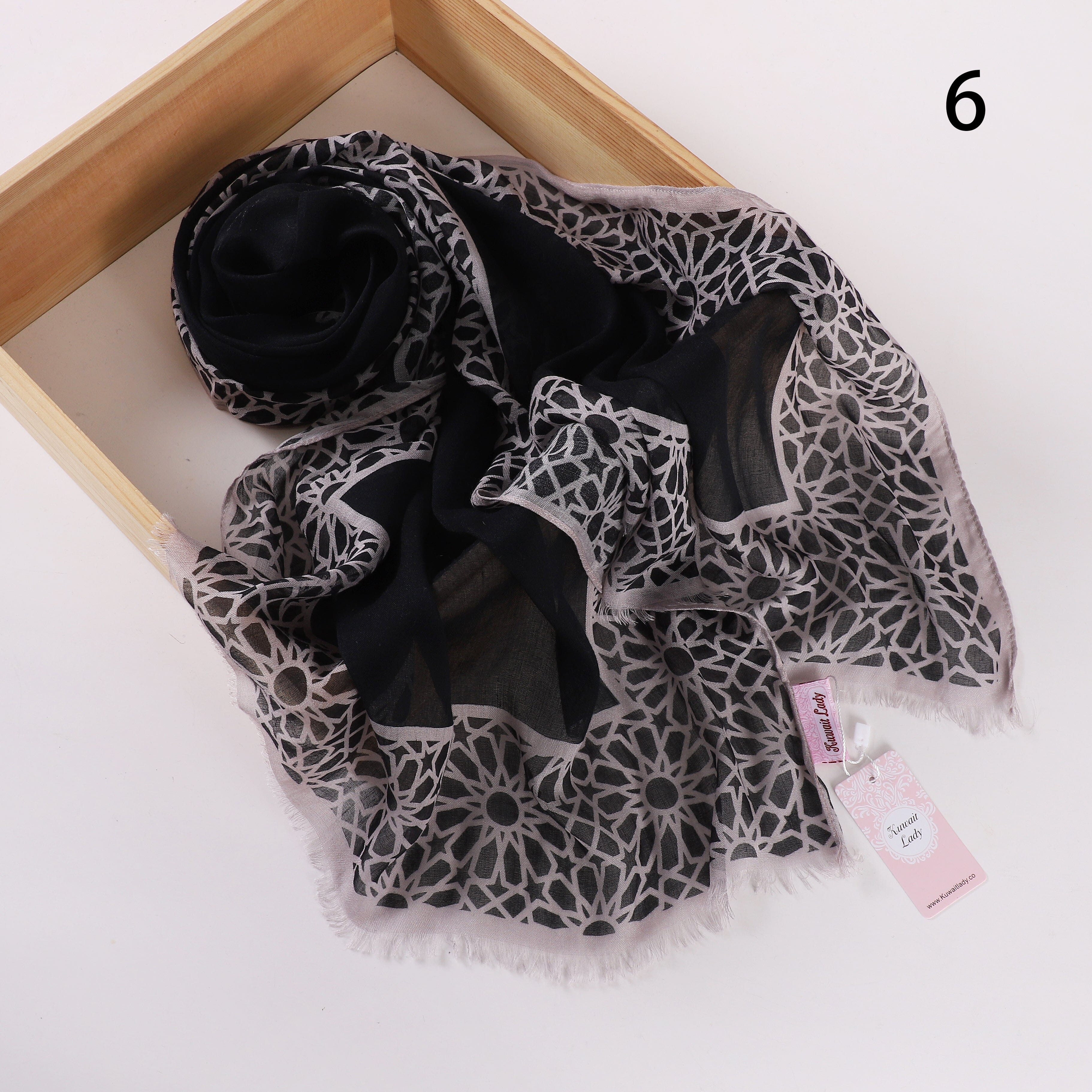 Urban Bloom Linen Scarf