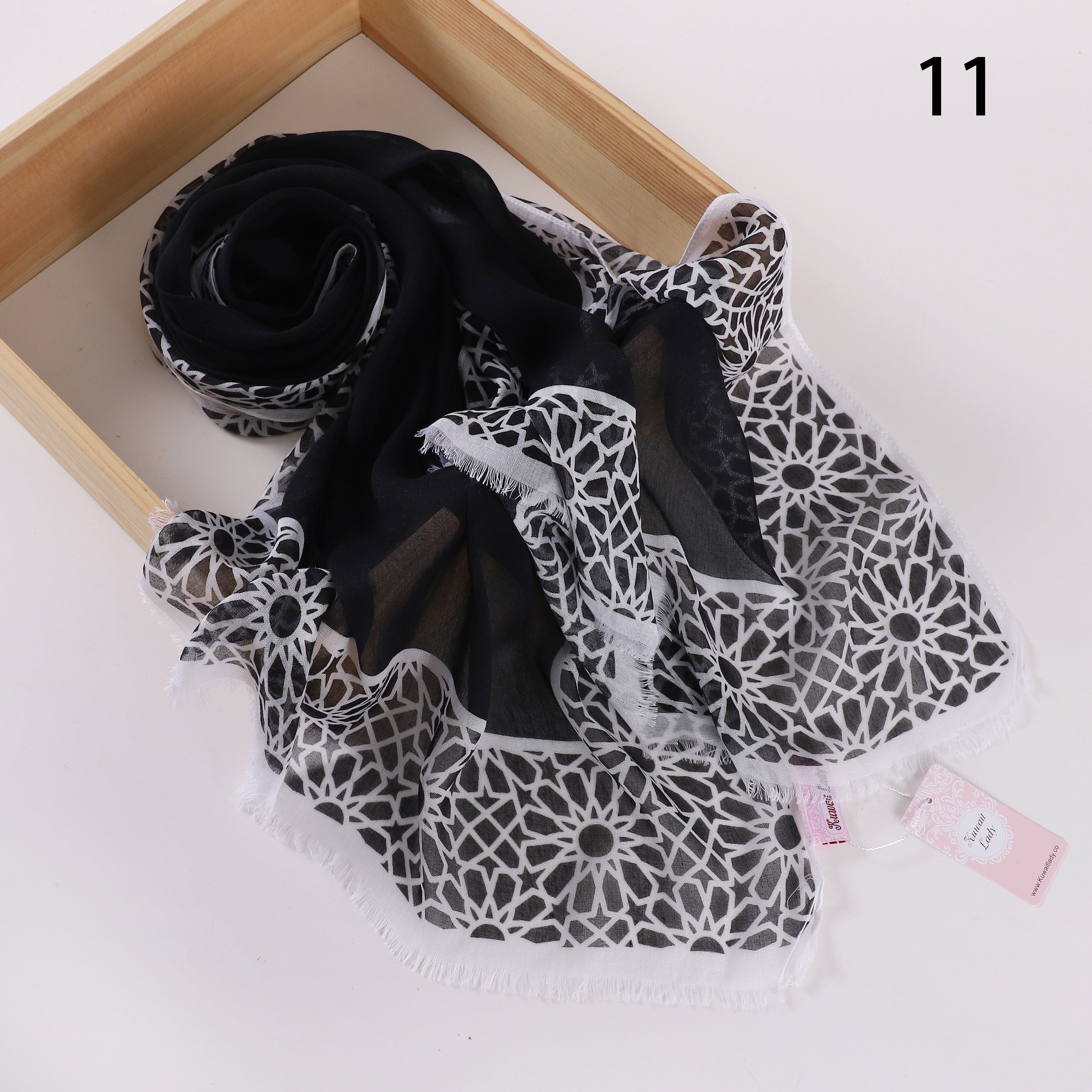 Urban Bloom Linen Scarf