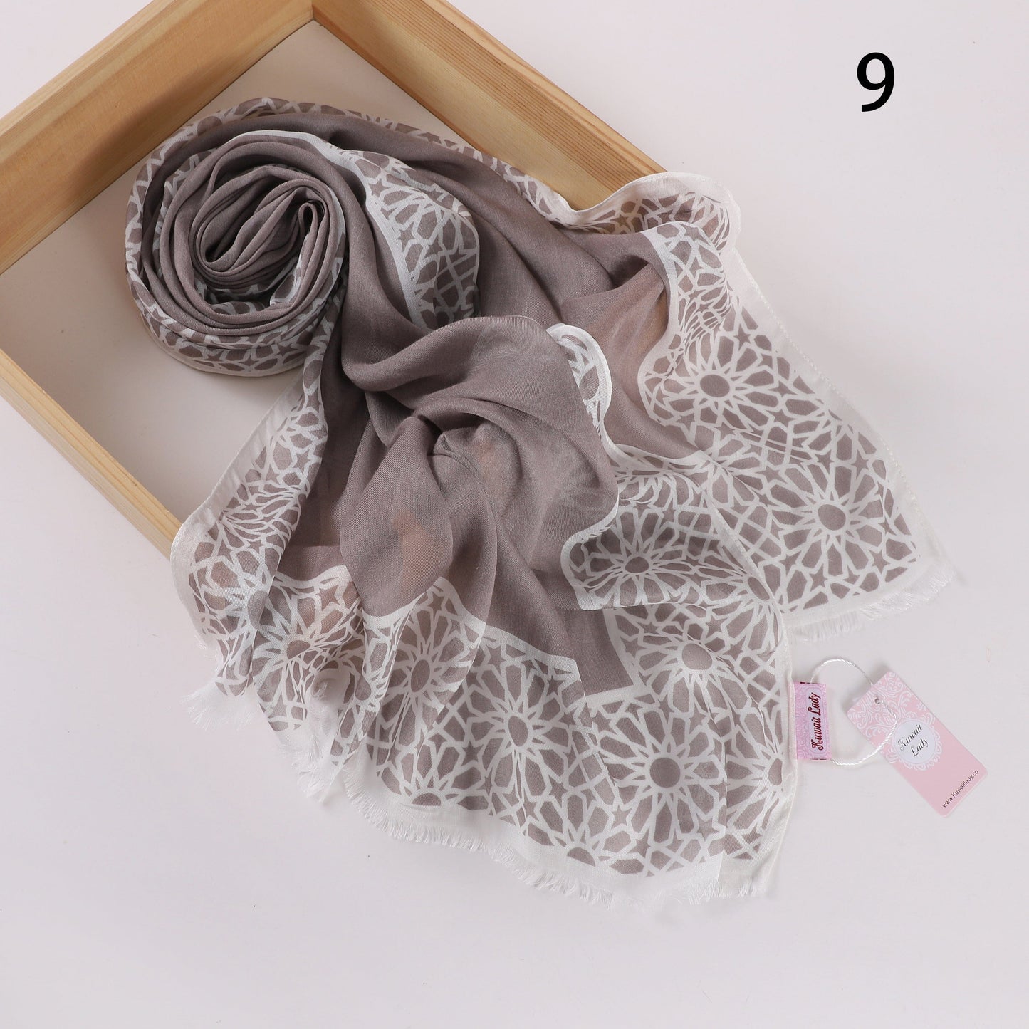 Urban Bloom Linen Scarf