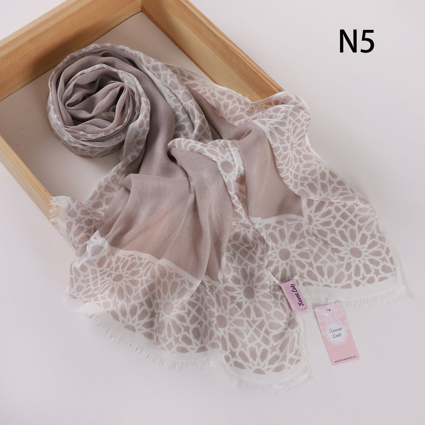 Urban Bloom Linen Scarf