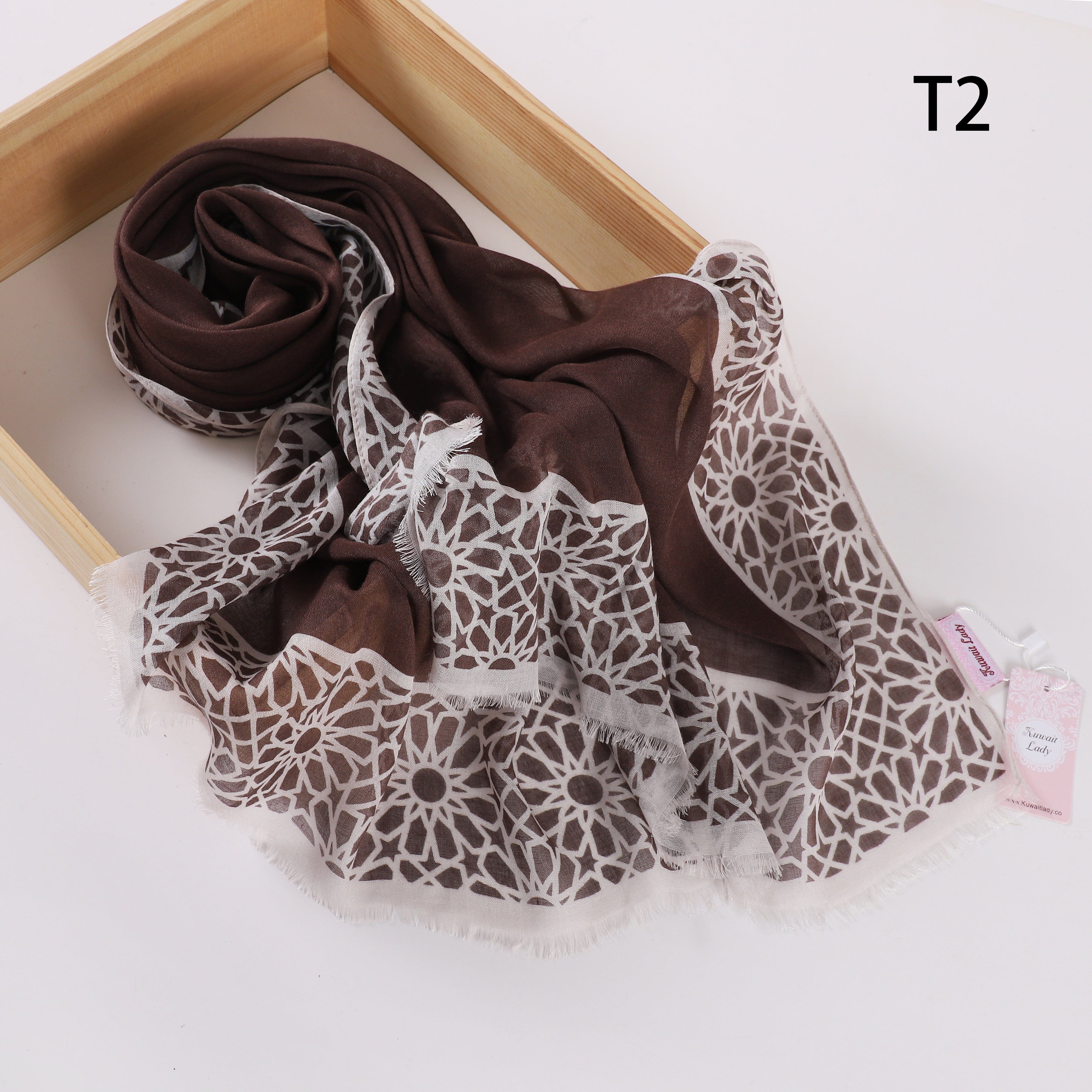 Urban Bloom Linen Scarf