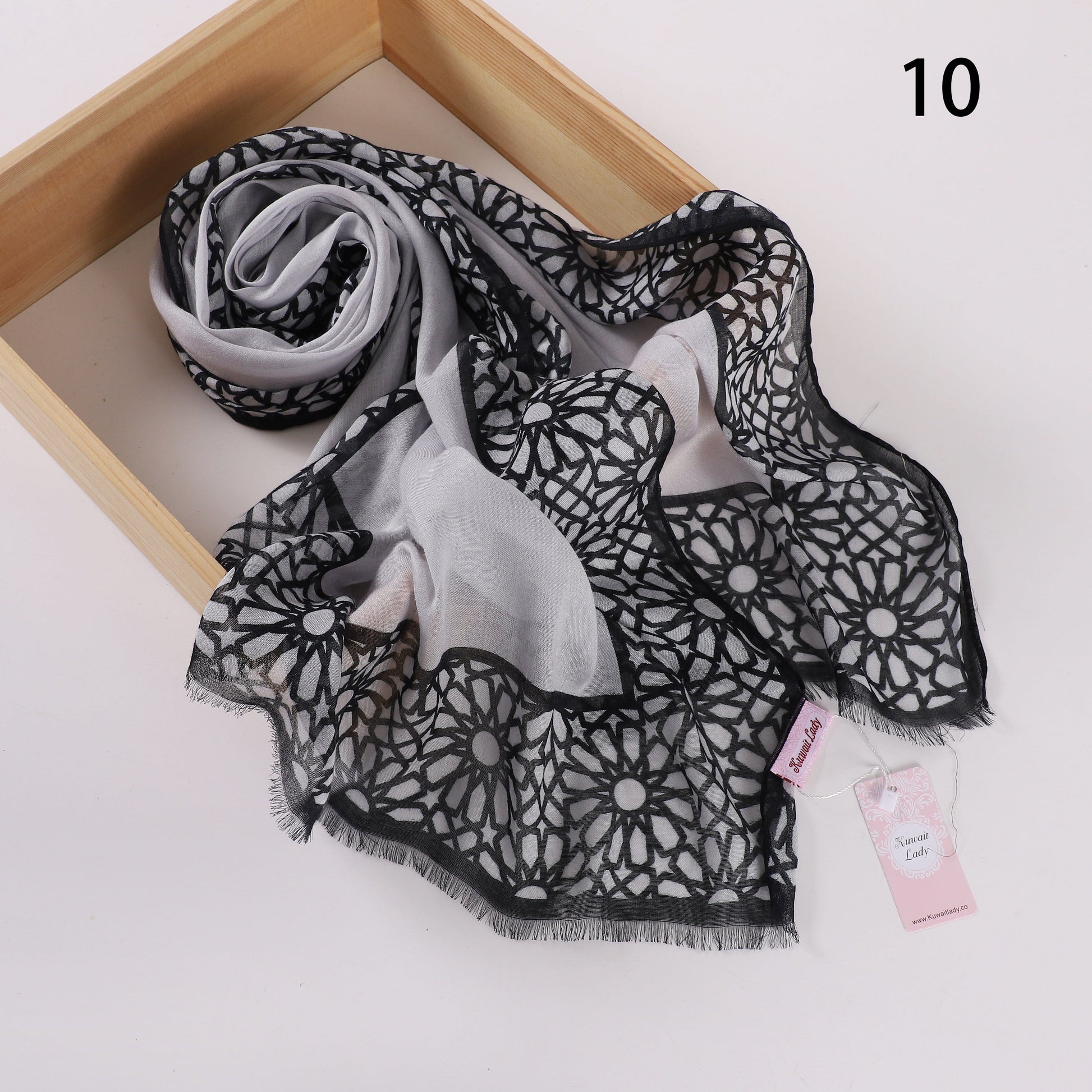 Urban Bloom Linen Scarf