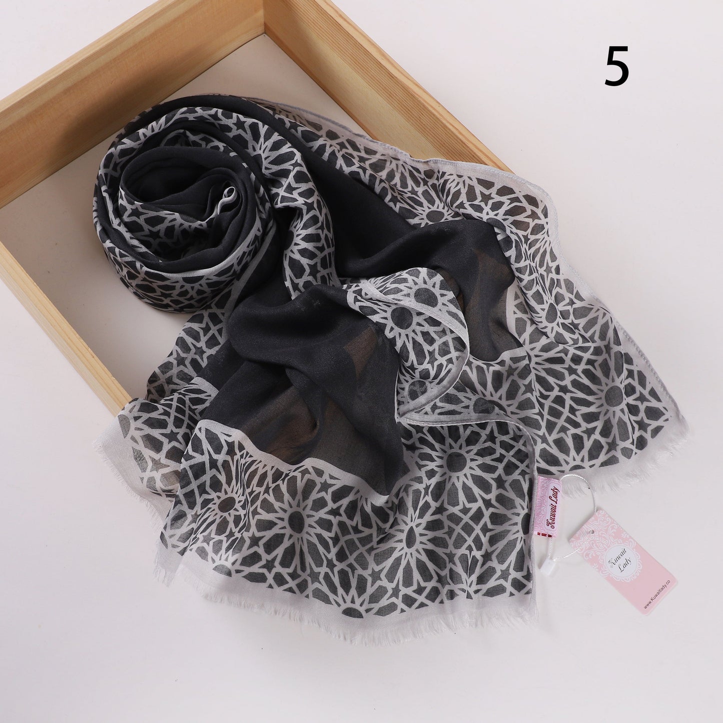 Urban Bloom Linen Scarf