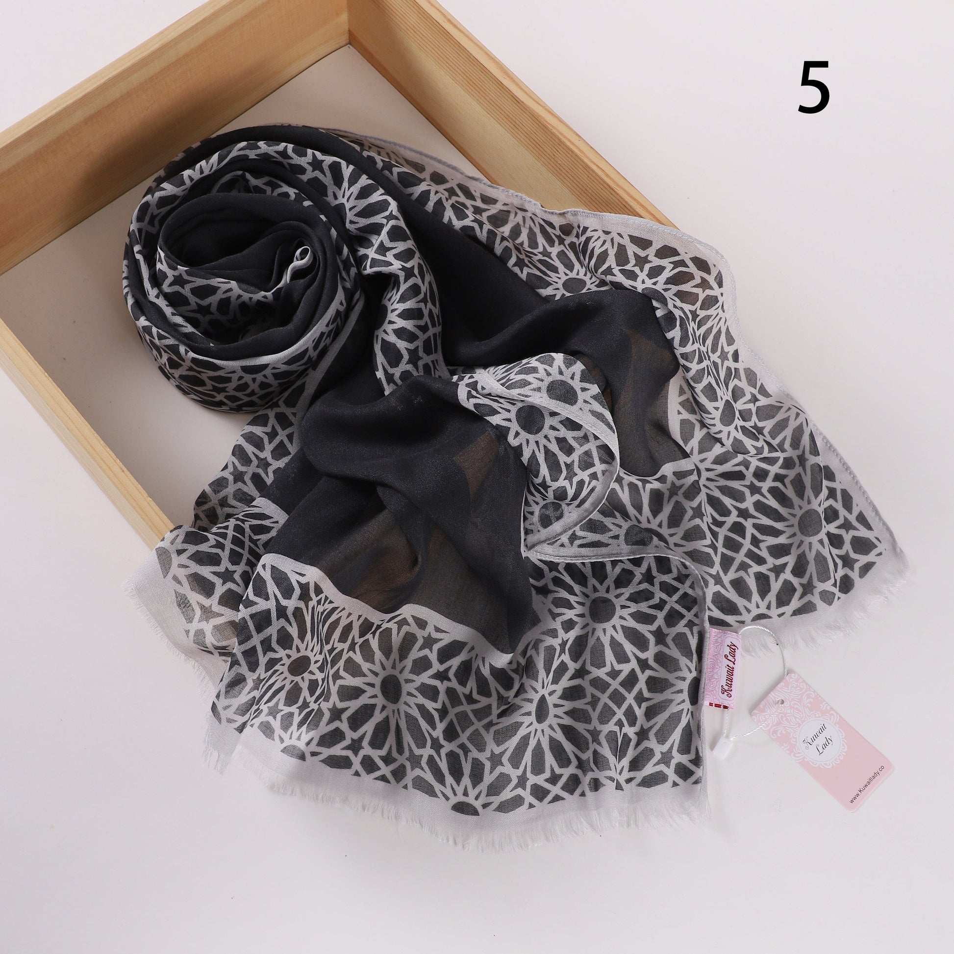 Urban Bloom Linen Scarf