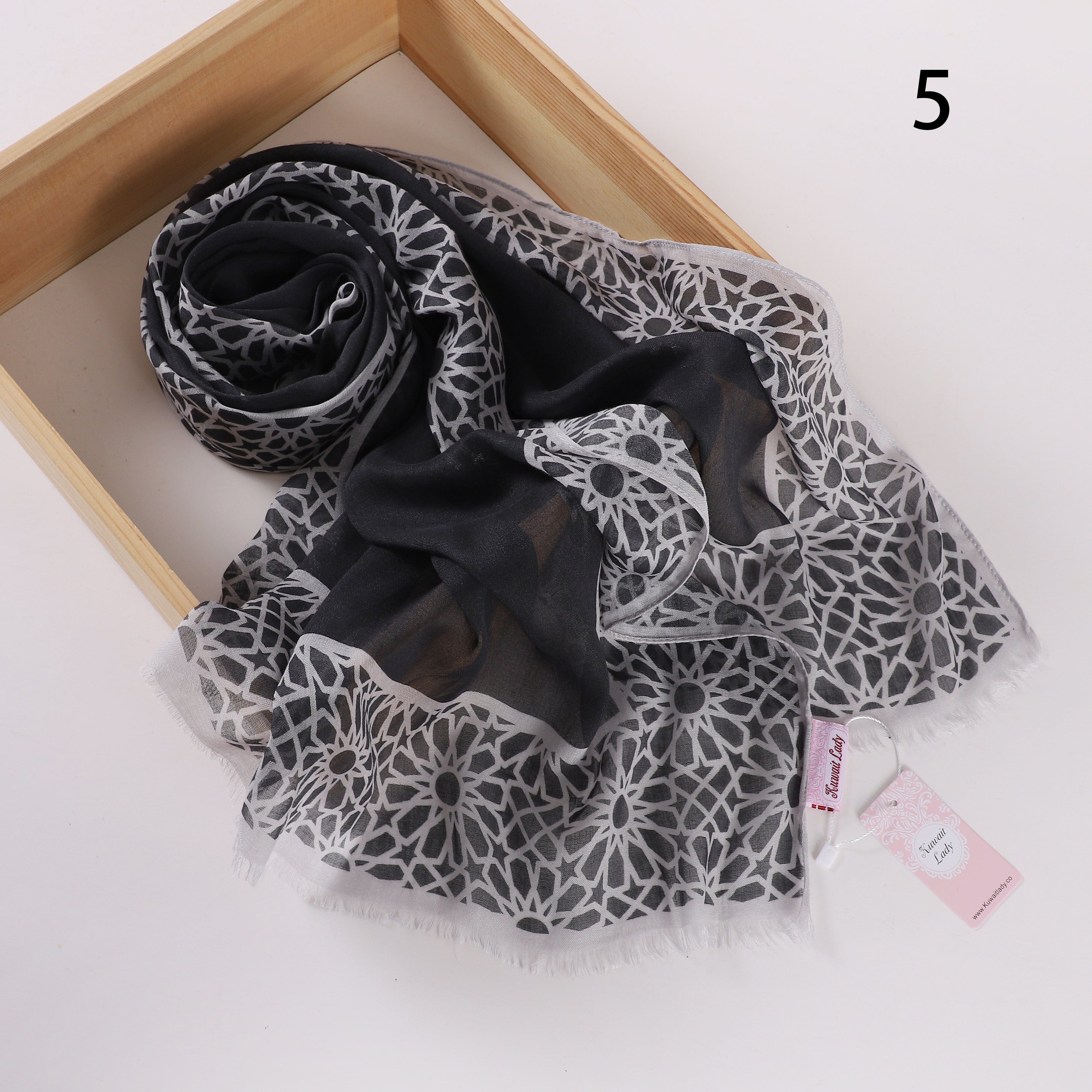 Urban Bloom Linen Scarf