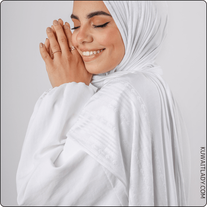 Versatile Cotton Jacquard Scarf