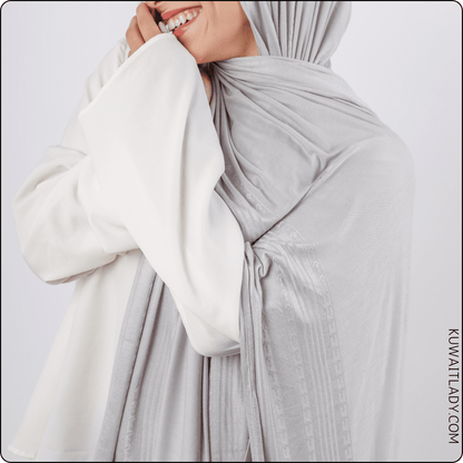 Versatile Cotton Jacquard Scarf